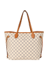 Neverfull MM, &pound;895, Handbags, White, Canvas, Front view